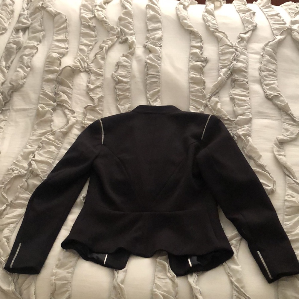 Silver Chain Structured Blazer - image 2